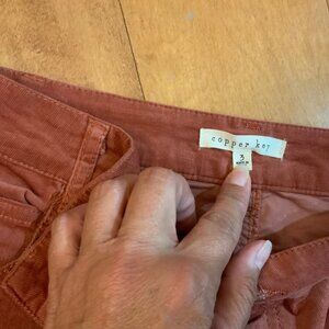 Women  Copper Key Jeans size 3 burnt orange